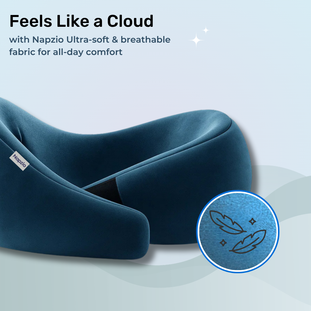 Napzio Travel Neck Pillow ( Blue )