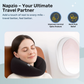Napzio Travel Neck Pillow ( Black )