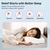 Napzio Anti Snore Cervical Memory Foam Pillow