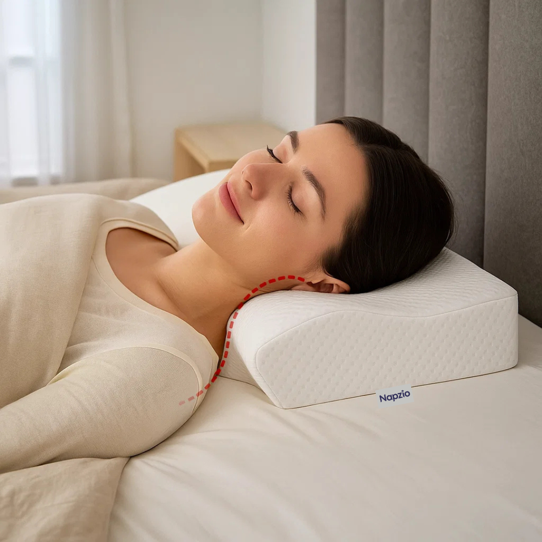 Napzio Anti Snore Cervical Memory Foam Pillow