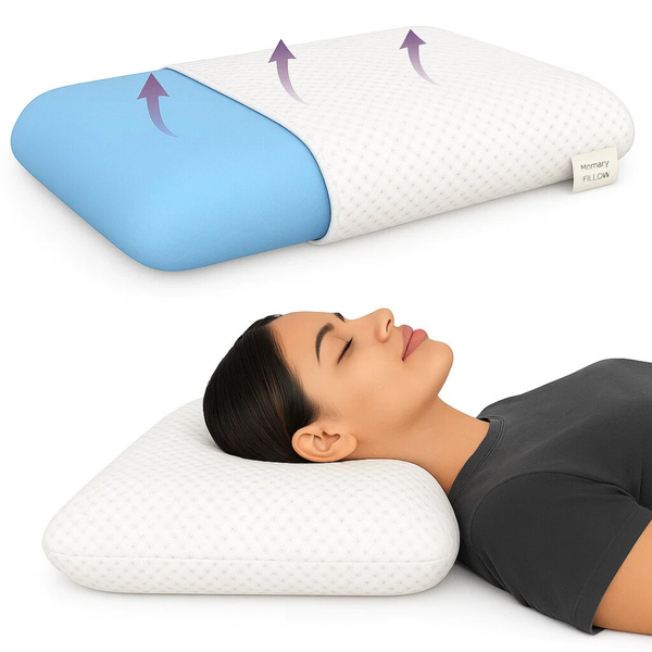 Napzio Cool Gel Orthopedic Memory Foam Pillow