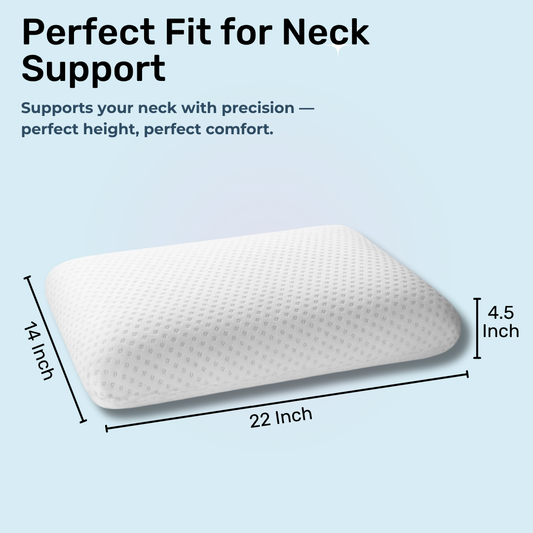 Napzio Cool Gel Orthopedic Memory Foam Pillow