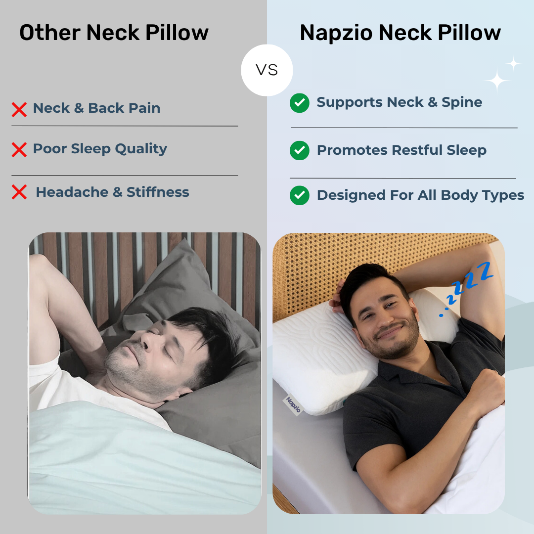 Napzio Cool Gel Orthopedic Memory Foam Pillow