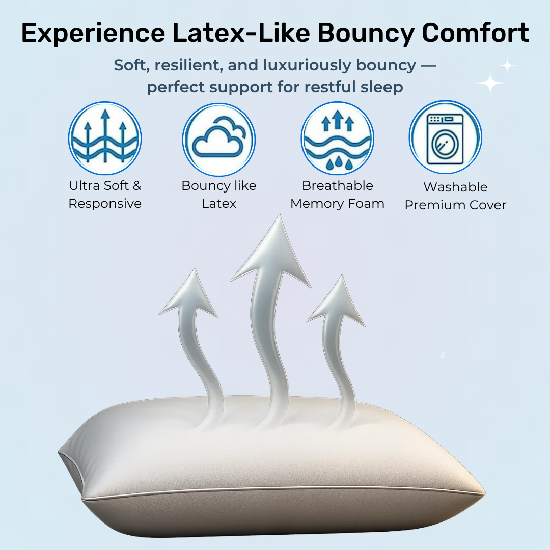 Napzio Letax Technology Memory Foam Pillow