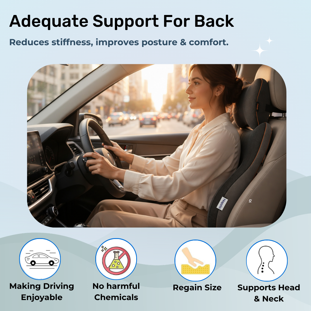 Napzio Ultimate Car Seat Comfort Combo of 3