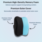 Napzio Memory Foam Car Neck Pillow